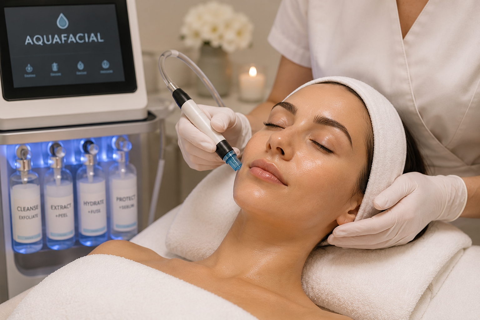 Aquafacial Behandlung bei Aestheticbeauty Nürnberg und Feuchtwangen